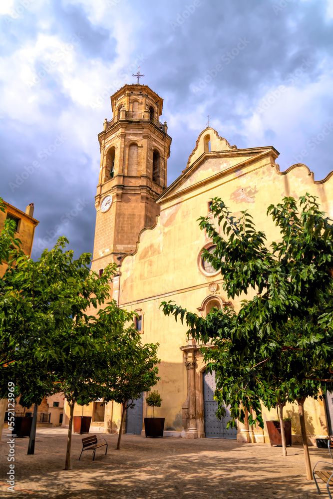 Falset church Iglesia Santa Maria Priorat Tarragona province Catalonia Spain town known for wine
