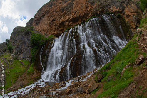 Kapuzbasi waterfall in Kayseri, Turkey. photo