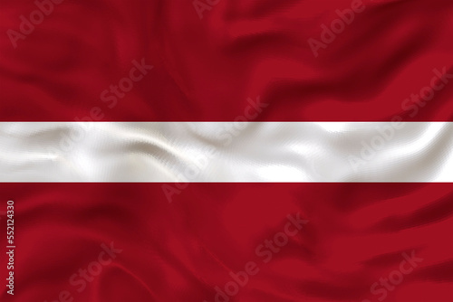 National Flag of Latvia. Background with flag of Latvia