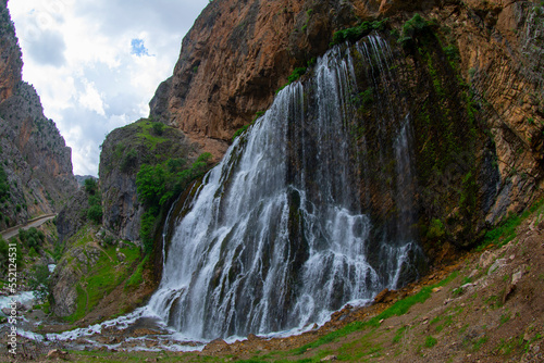 Kapuzbasi waterfall in Kayseri, Turkey. photo