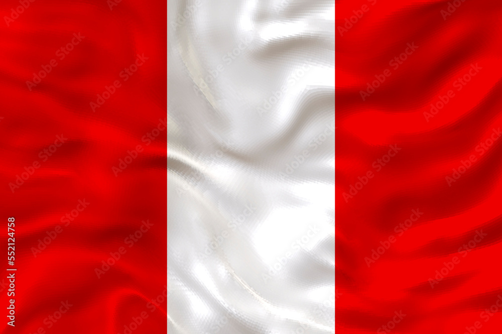 National flag of Peru. Background with flag of Peru. National flag of Peru. Background with flag of Peru.