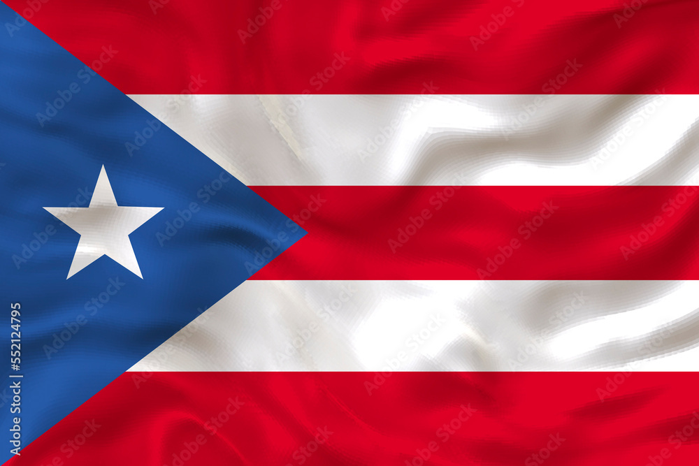 National flag of Puerto-Rico. Background with flag of Puerto-Rico. National flag of Puerto-Rico. Background with flag of Puerto-Rico.