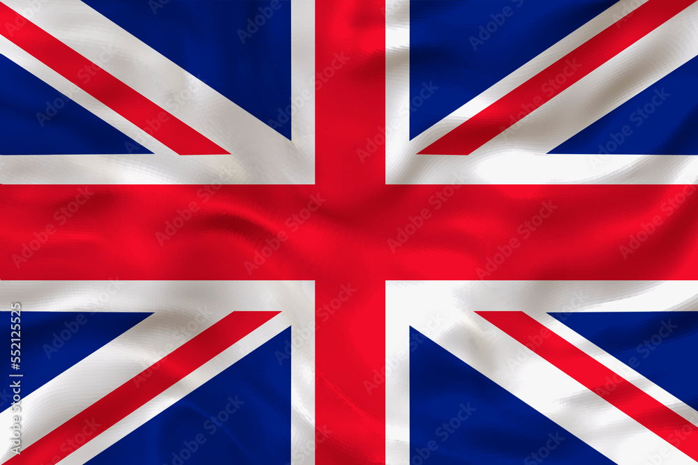 National flag of United Kingdom. Background with flag of United Kingdom. National flag of United Kingdom. Background with flag of United Kingdom.