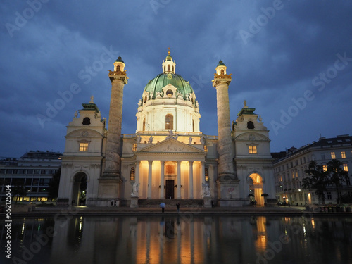 Karlskirche church in Vienna