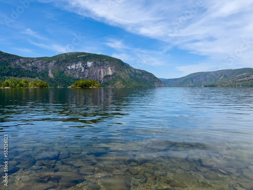 lake in the mountains