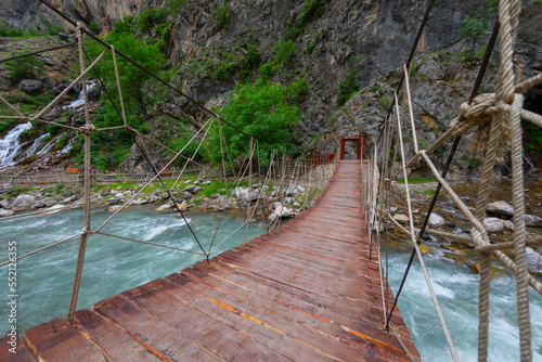 Kapuzbasi waterfall in Kayseri, Turkey. photo