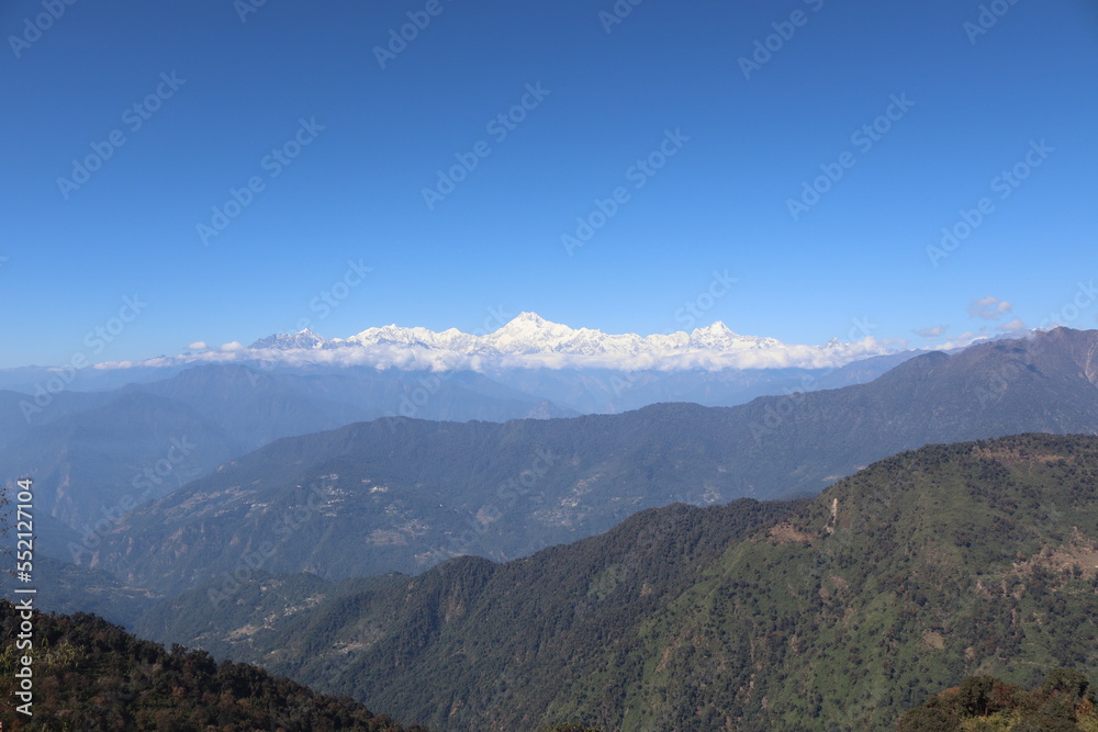 Kanchenjunga View from Tiger Hill, Darjeeling, West Bengal, India