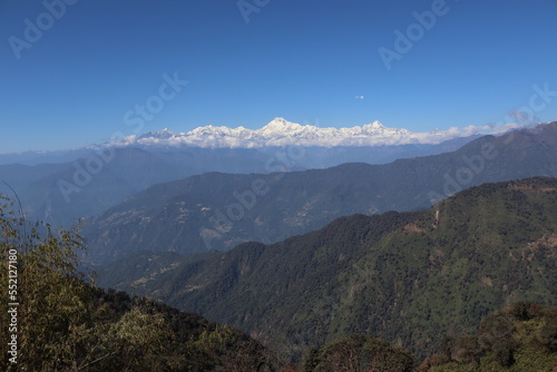 Kanchenjunga View from Tiger Hill, Darjeeling, West Bengal, India © SA Sumon