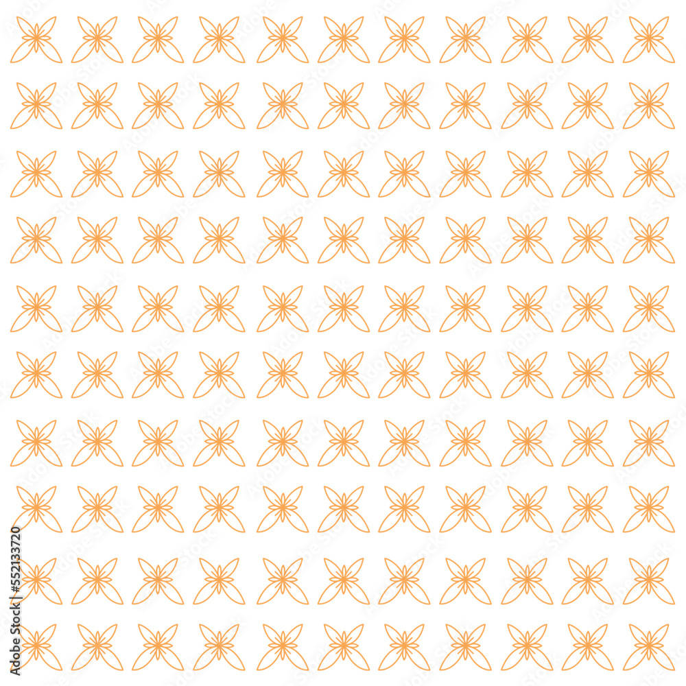 Natural Yellow Leaves Texture, Pattern, Vector