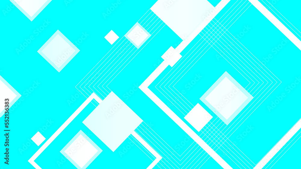 Obraz premium abstract colorful background with icy blue lines and squares