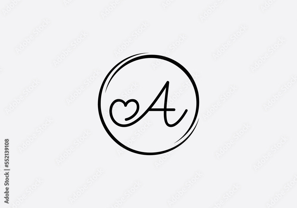 Love font circle sign. love logo design and heart font design letters and alphabets Love font circle sign. love logo design and heart font design letters and alphabets