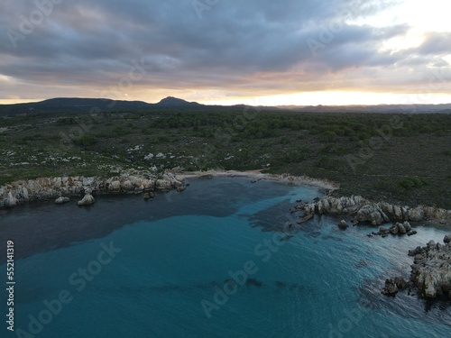 4k drone aerial views of pristine beaches on the coast of Europe