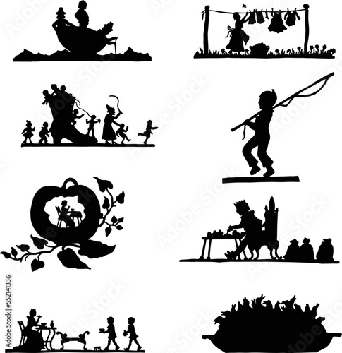 Mother Goose Silhouettes