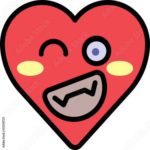 Free Download Happy heart emoji icon - GFXLoad