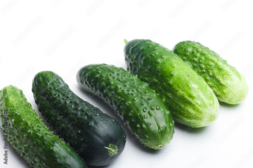 Cucumber vegetable isolated on white background Cucumber vegetable isolated on white background
