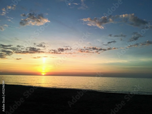 Colorful Sunset Over Lake Erie