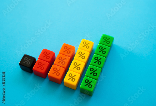 Foto An increase in the interest rate of deposits