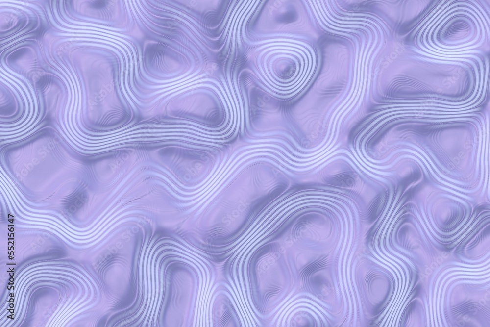 Fototapeta premium beautiful smooth reflecting metal waves computer graphics background or texture illustration