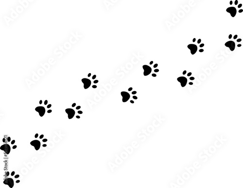Dog Paw Cat Paw Cutfile, cricut ,silhouette, SVG, EPS, JPEG, PNG, Vector, Digital File