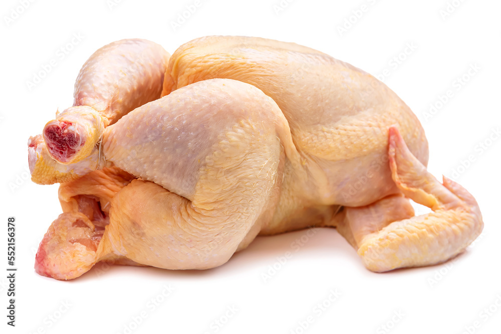 Whole raw chicken without head Whole raw chicken without head
