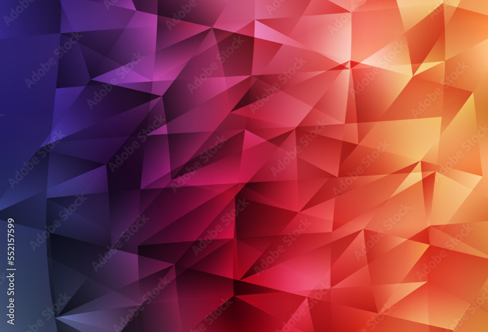 Light Pink, Yellow vector pattern with polygonal style. Light Pink, Yellow vector pattern with polygonal style.