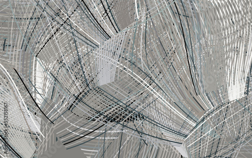 Light Gray vector template with chaotic shapes.