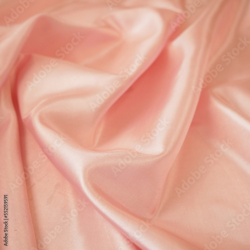 Pink light fabric texture, silk background, surface