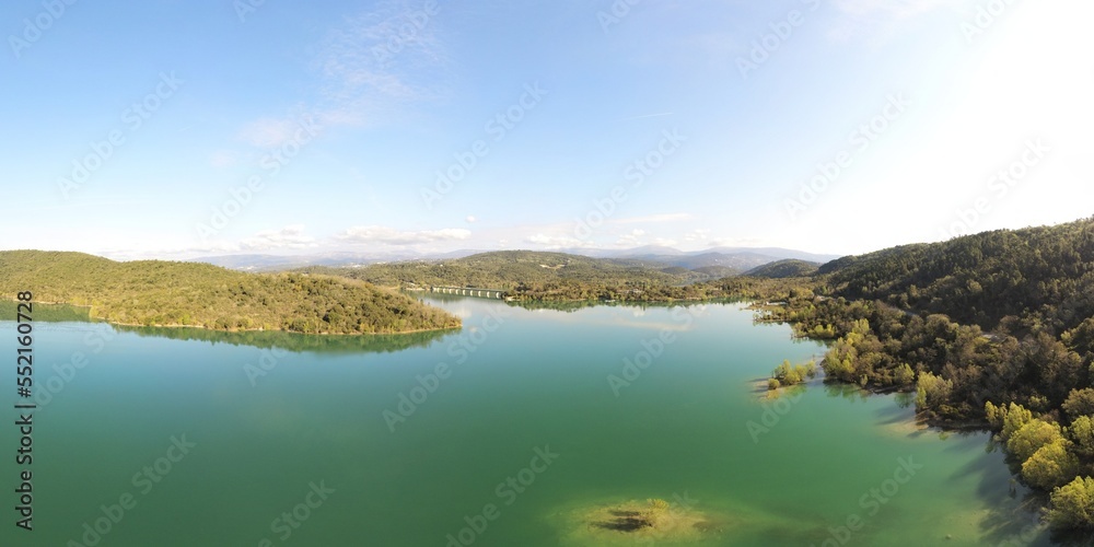 Panorama lac de Saint Cassien Panorama lac de Saint Cassien
