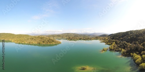 Panorama lac de Saint Cassien