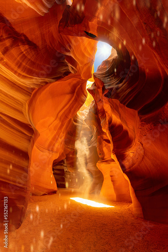 Rock formation in Antelope Canyon in Page, Arizona, USA