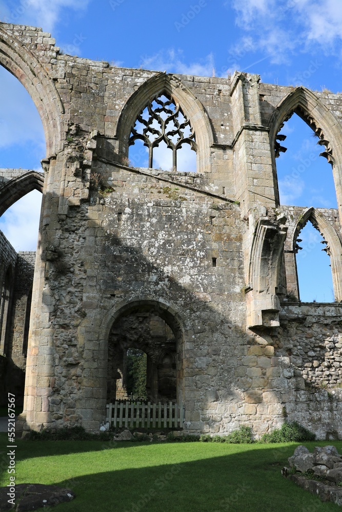 Bolton Abbey ruins of a monastery in Yorkshire, England UK Bolton Abbey ruins of a monastery in Yorkshire, England UK