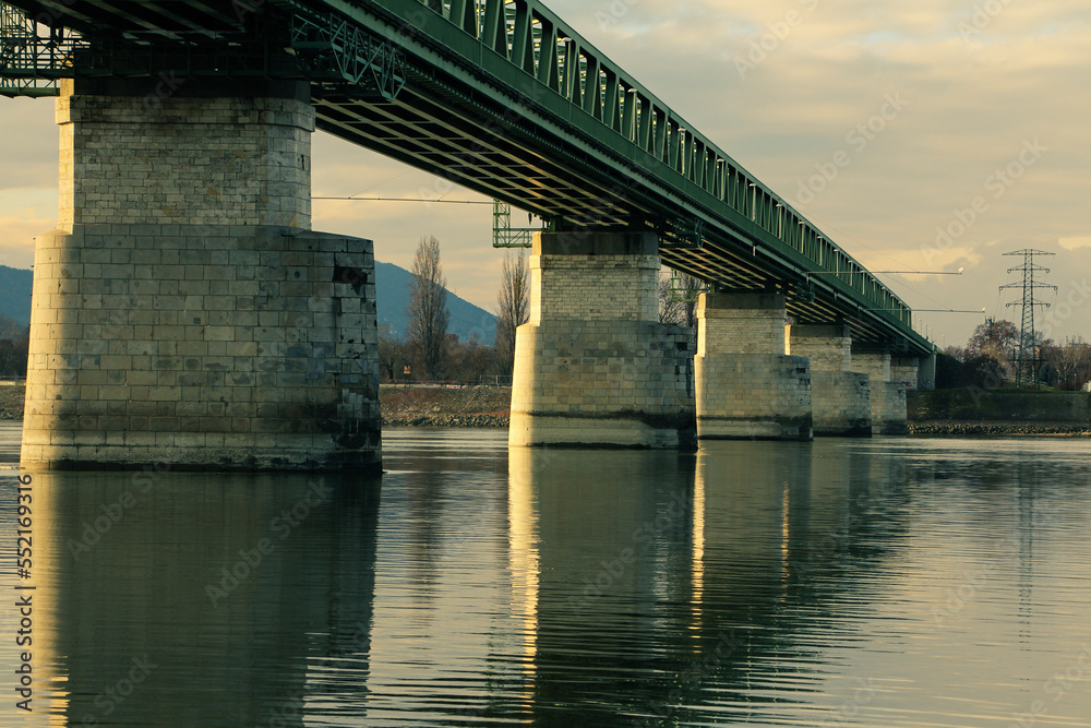 the bridge over the Danube