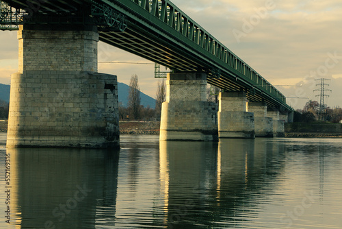 the bridge over the Danube