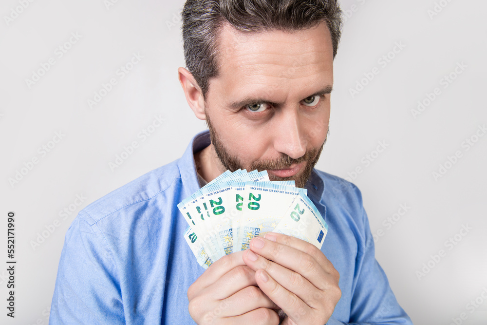 man smile with earning money banknotes. photo of man with earning money. man with earning money man smile with earning money banknotes. photo of man with earning money. man with earning money