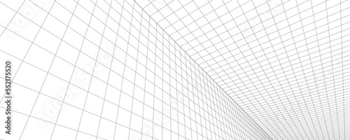 angled grid abstract background. black lines design 