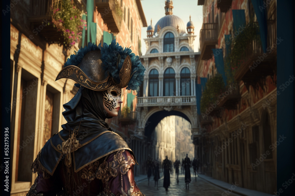 Venice's carnival, a fictional person