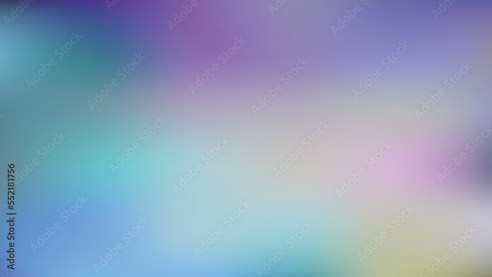 Multi Colored Pastel Glow Colors Smooth Gradient Rainbow Defocused Blurred Motion Iridescent Abstract Background Vector Illustration, Widescreen