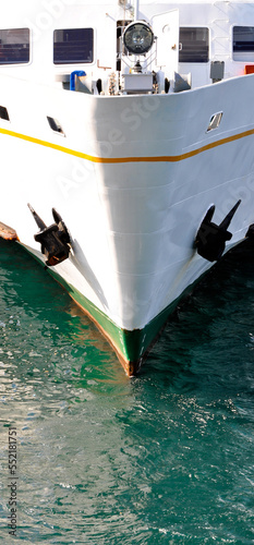 Photography White cruise ship ferry transport, Sirkeci Istanbul Turkey
