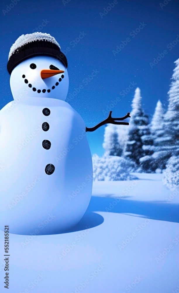 Obraz premium Snowman