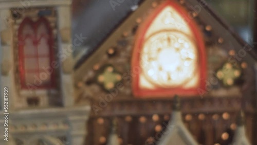 Christmas town model