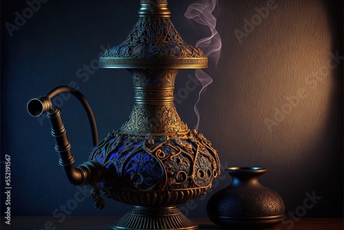 Oriental Arabic hookah with...