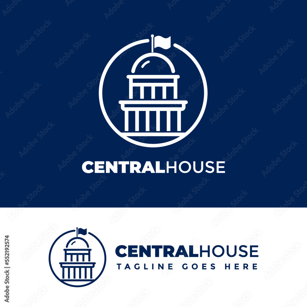 The building house logo is suitable as a business symbol. The building house logo is suitable as a business symbol.