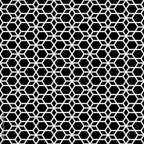 Rhombuses, hexagons, diamonds, lozenges. Mosaic. Grid background. Ethnic tiles motif. Geometric grate wallpaper. Polygons backdrop. Digital paper, web design, textile print. Seamless abstract pattern.