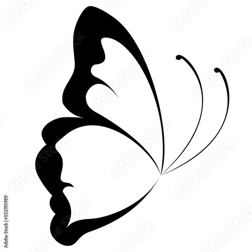 Photography Graphic icon of butterfly