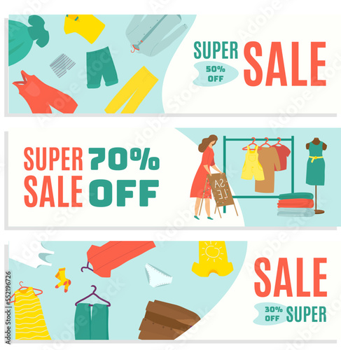 Final sale banners set design of vector illustration. Seasonal sale and disco...