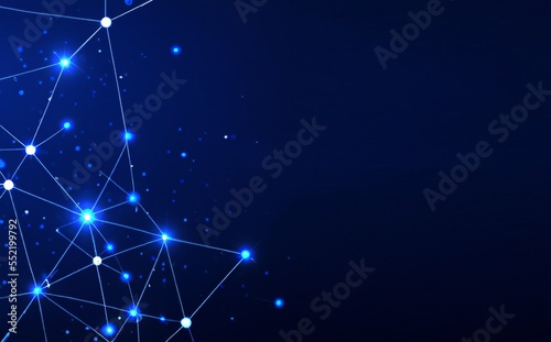 abstract blue background with stars and space for your text on blue background