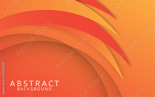 Abstract Paper layer circle colorful background.