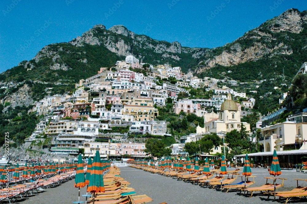 Italy Amalfi Coast in the summer