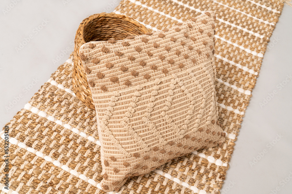 Obraz premium Carpet studio shot, on the light grey background