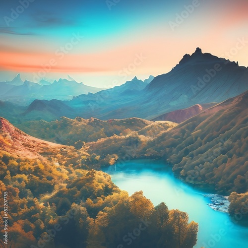 Modern Landscape That Inspires Wanderlust k realistic bright clear highly detailed